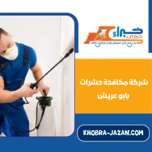 شركة مكافحة حشرات بابو عريش